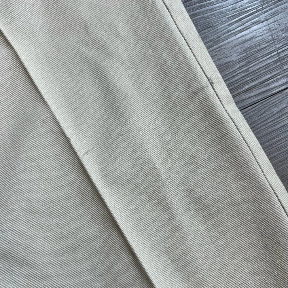 AS IS Vtg 70s Penney’s Ranchcraft Western Jeans Khaki Straight Leg Pants 35X28 - Picture 7 of 10